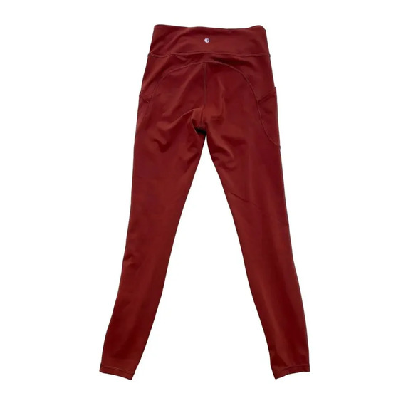 Lululemon Invigorate High-Rise Tight 28" Dark Terracotta Size 6 - Picture 2 of 5